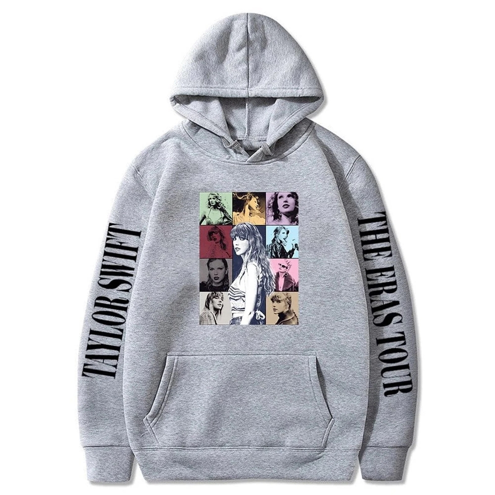 Taylor Swift Gray Anime Sweatshirt